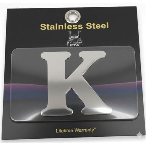 Stainless Steel Letter K - Image 2