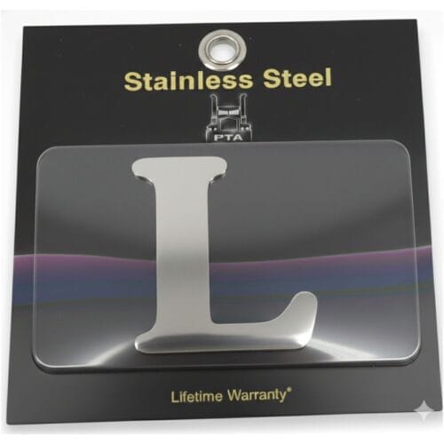Stainless Steel Letter L - Image 2