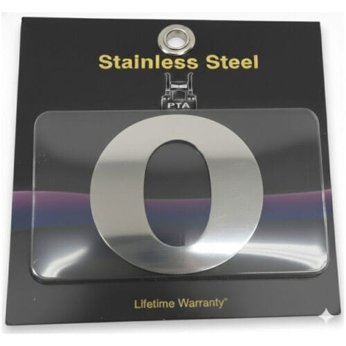 Stainless Steel Letter O - Image 2