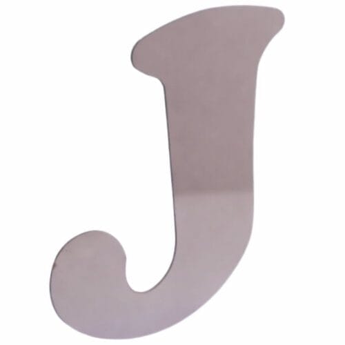 Stainless Steel Letter J