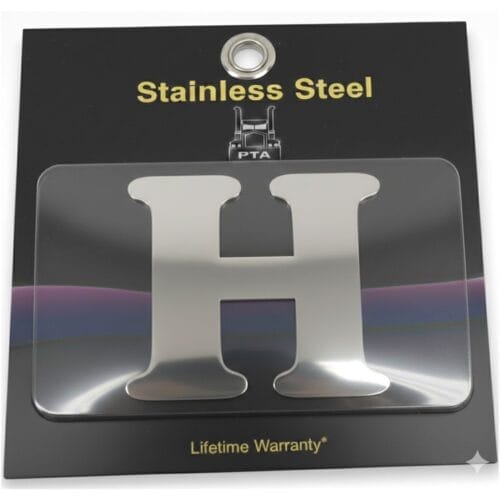 Stainless Steel Letter H - Image 2