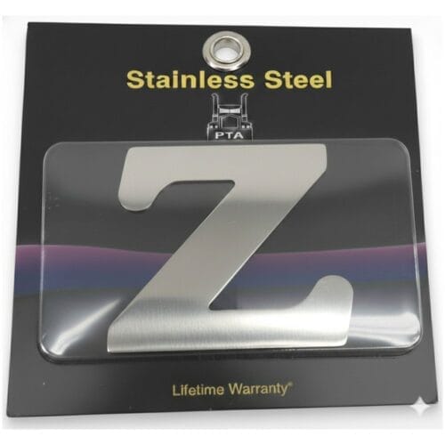 Stainless Steel Letter Z - Image 2