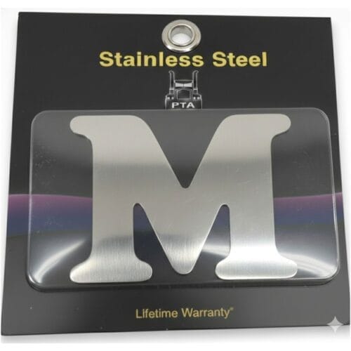Stainless Steel Letter M - Image 2