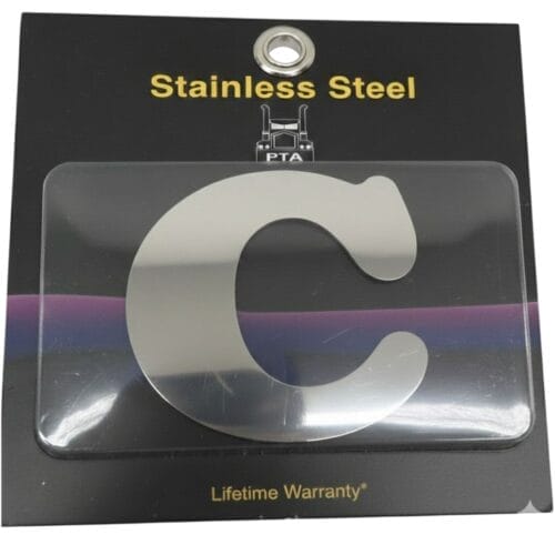Stainless Steel Letter C - Image 2
