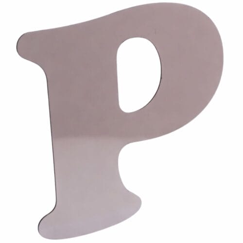 Stainless Steel Letter P