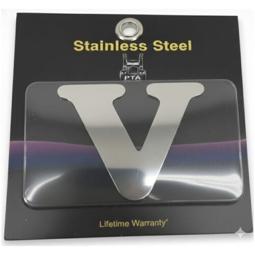 Stainless Steel Letter V - Image 2