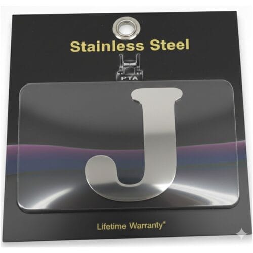 Stainless Steel Letter J - Image 2