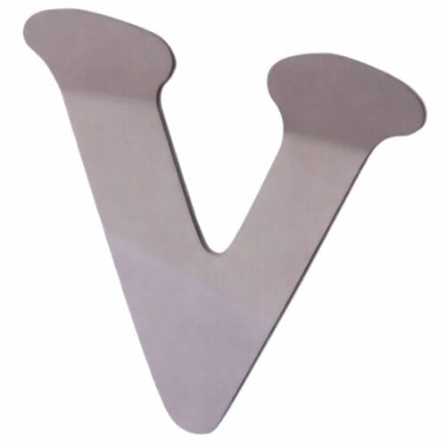 Stainless Steel Letter V - Image 1