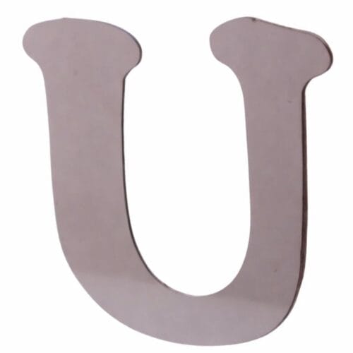 Stainless Steel Letter U