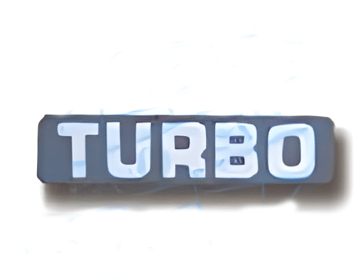 Badge 'TURBO' To Suit Volvo F10-12, FL7-10 - Image 1