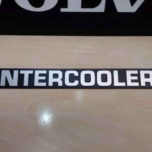 Badge 'INTERCOOLER' To Suit Volvo F10-12, FL7-10 - Image 2